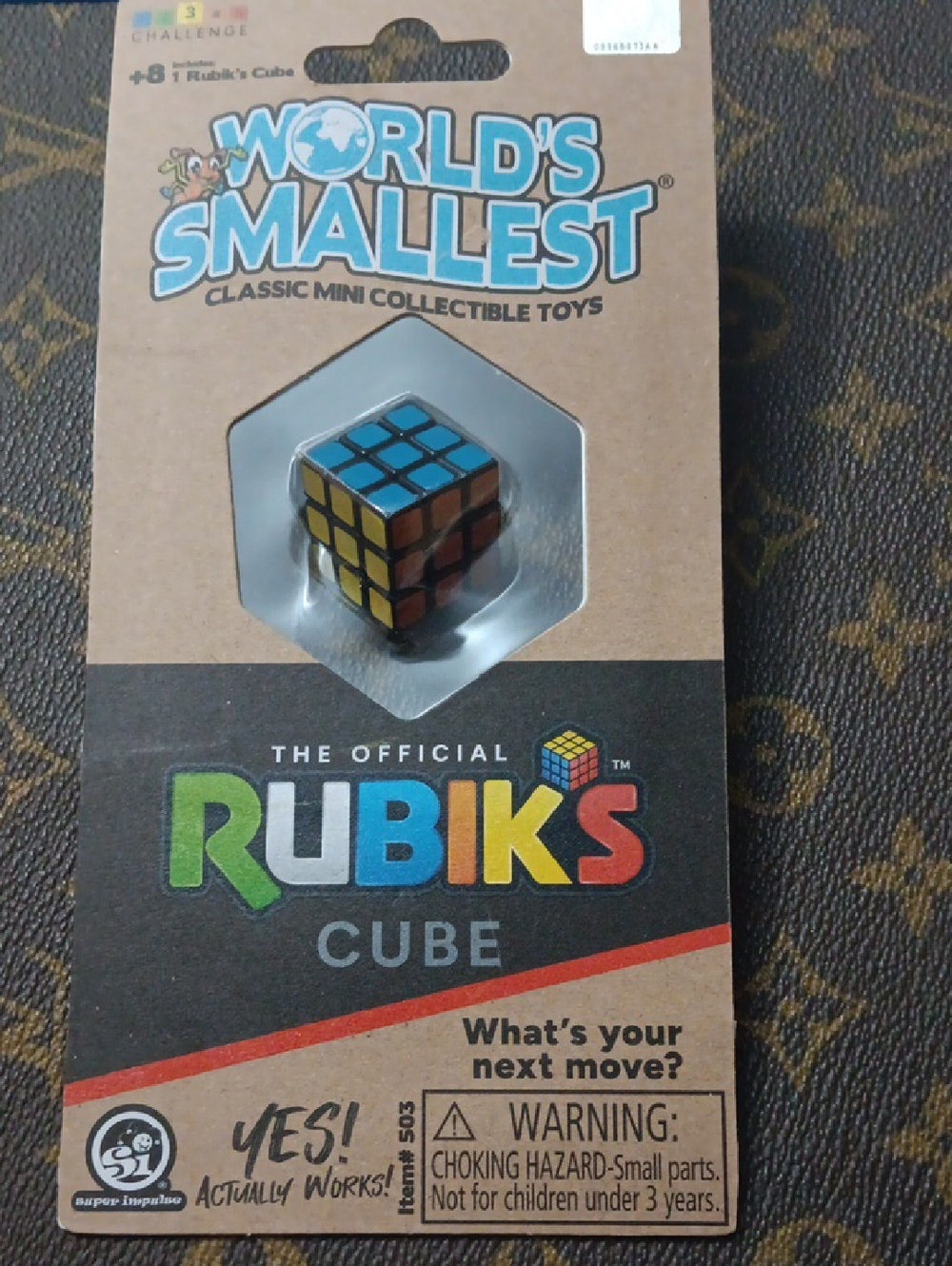 #65 The Official Cube Mini Collectible - Blue, Yellow, Red
